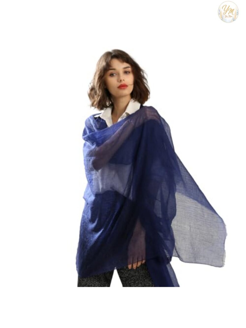 Luxury 100% Cashmere Shawl Wrap Women Featherlight Thin Scarf Gift